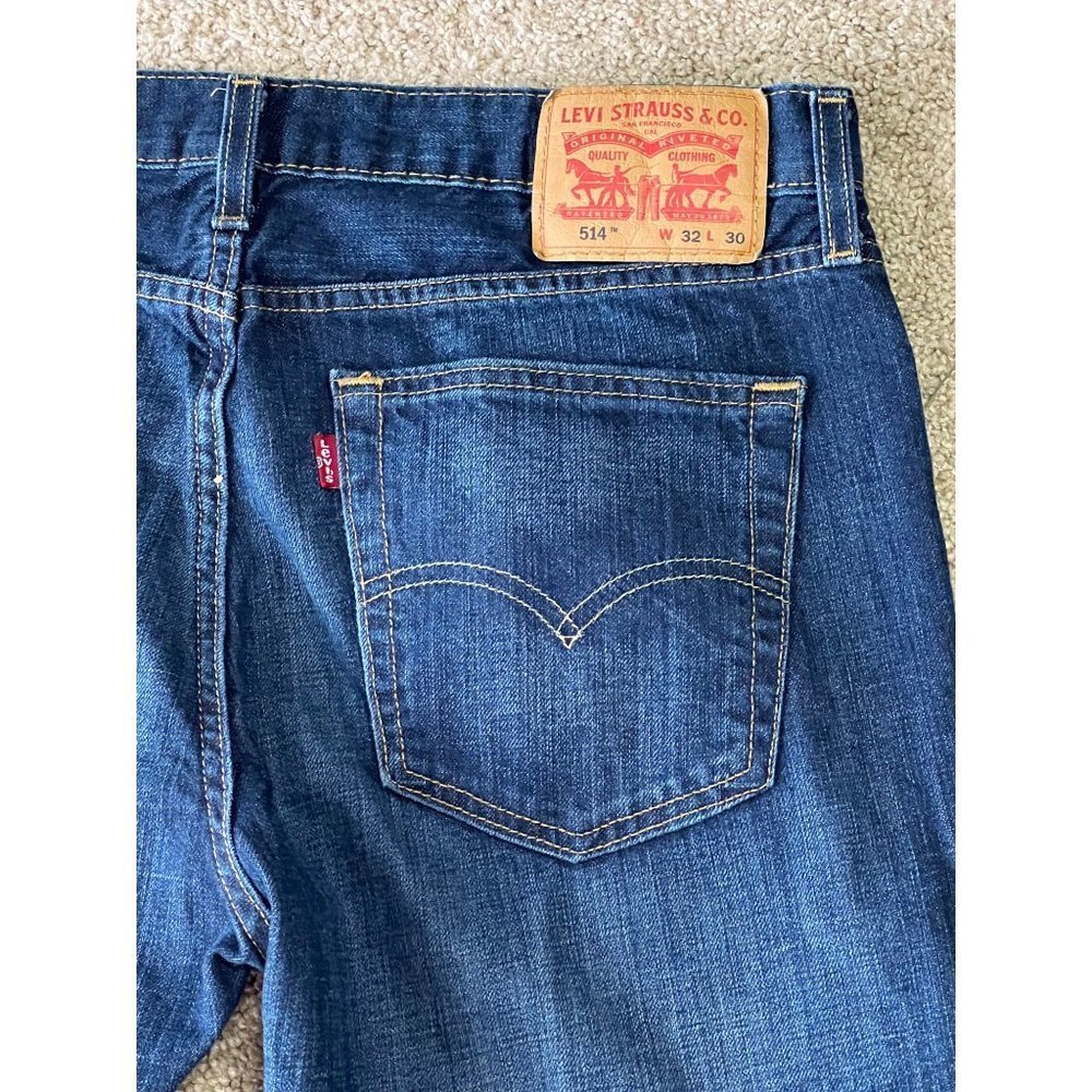 Levi Straus 514 Blue Jeans - Picture 9 of 13